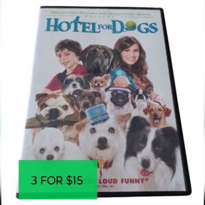 HOTEL FOR DOGS Kid Movie DVD Rated PG Family Movie Night